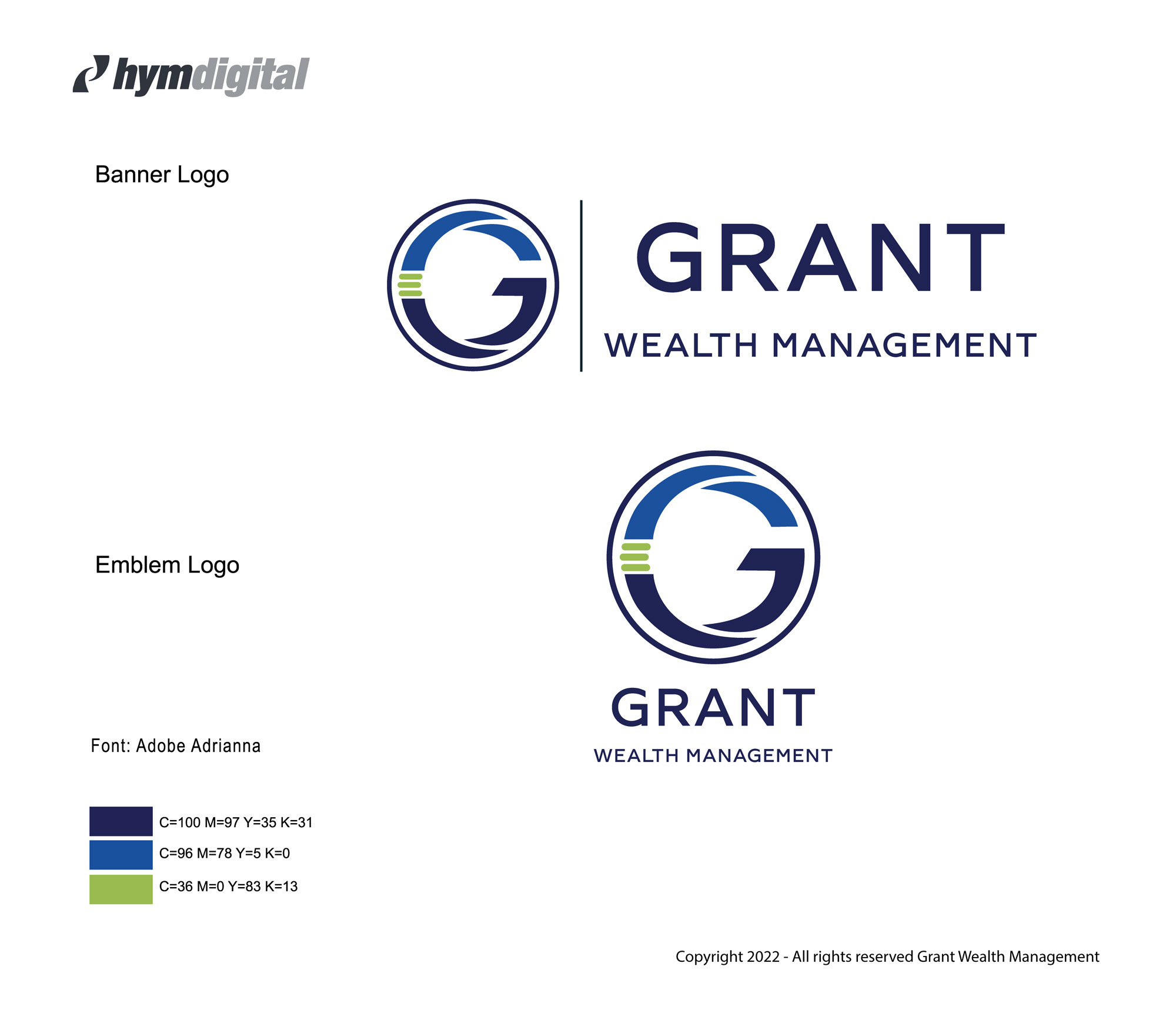 Grant Wealth Management Logo Concepts